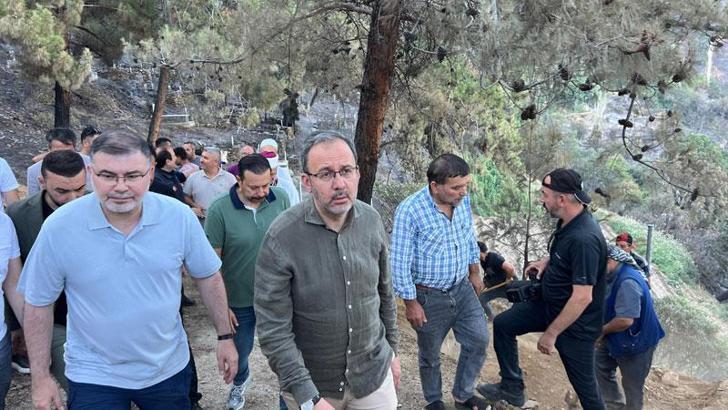 Kasapoğlu yangın bölgesinde