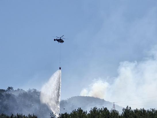 Hatay'daki orman yangını 2'nci gününde (2)