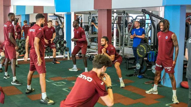 Trabzonspor’da yeni sezon hazırlıkları sürüyor