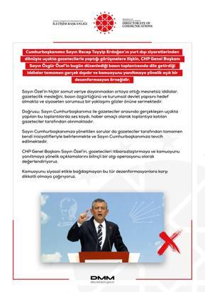 DMM’den Özgür Özel’in iddialarına açıklama