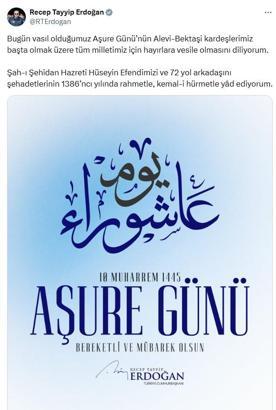 İstanbul - Cumhurbaşkanı Erdoğan: Aşure Günü’nün hayırlara vesile olmasını diliyorum