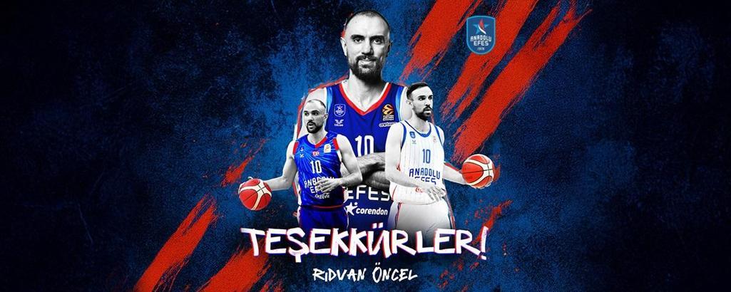 Anadolu Efes, Rıdvan Öncel ile yollarını ayırdığını açıkladı