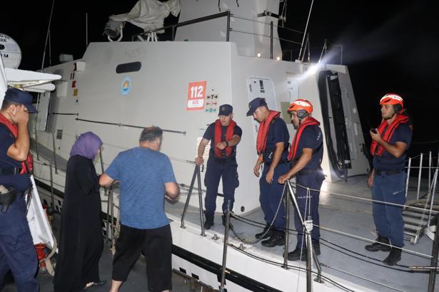 Çanakkale'de rahatsızlanan 2 kişinin tıbbi tahliyesi gerçekleşti