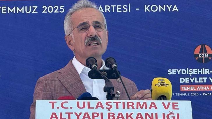 Bakan Uraloğlu: Seydişehir- Bozkır yoluyla yıllık 175 milyon lira tasarruf edeceğiz