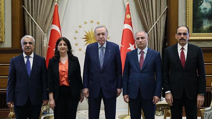 Cumhurbaşkanı Erdoğan, DEM Parti heyetini kabul etti