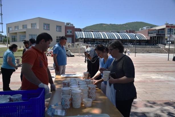 OMÜ Yaşam Merkezi’nde Aşure ikramı