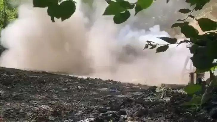 Zonguldak'ta 6 kaçak kömür ocağı imha edildi