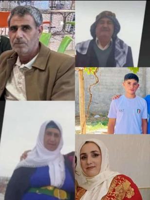 Mersin’deki kazada ölen aynı aileden 5 kişi, yan yana toprağa verildi