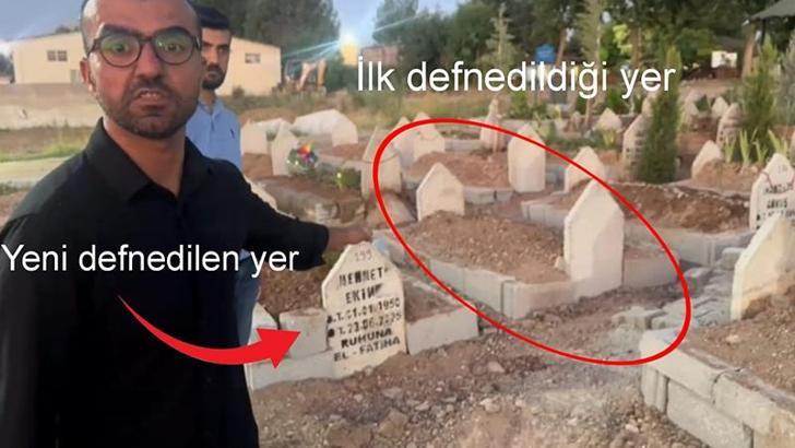 Batman’da cenazeyi çıkarıp yandaki mezara defneden işçilerin iş akdi sonlandırıldı