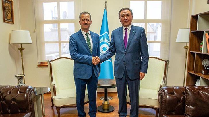 Haluk Görgün, TDT Genel Sekreteri Omuralıev ile görüştü