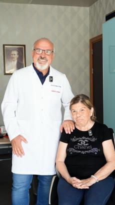 Akciğerdeki nodül, kapalı cerrahi yöntemle alındı