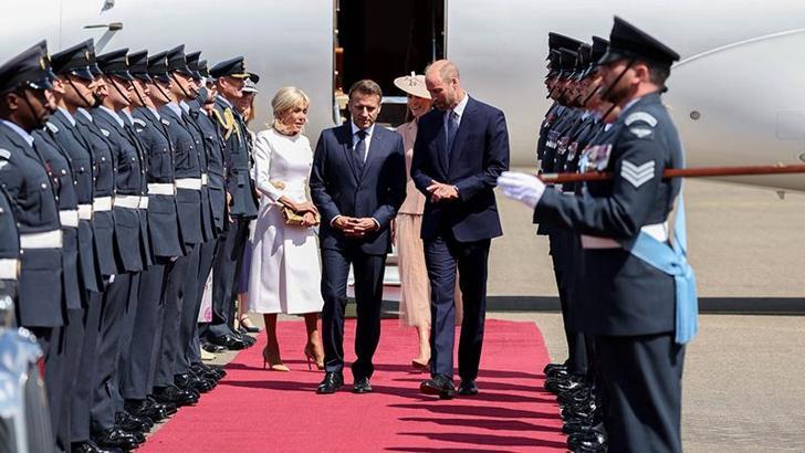 Fransa Cumhurbaşkanı Macron, İngiltere’de