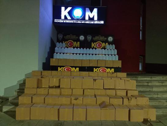 Adana’da 1 ton 690 litre etil alkol ele geçirildi