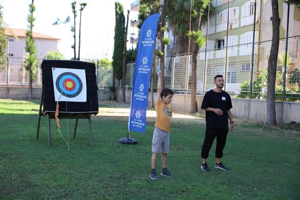 Aydın'da çocuklara okçuluk kursu