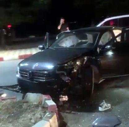 Otomobile çarpan motosikletin sürücüsü Musab öldü