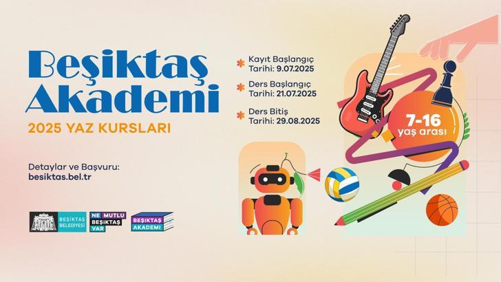 Beşiktaş Akademi'de 2025 dönemi ücretsiz yaz kursları başlıyor