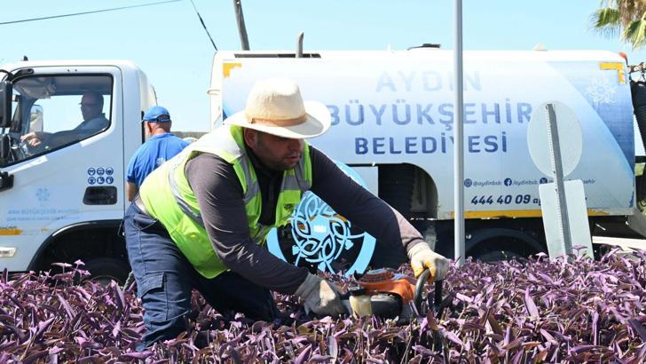 Aydın'da temizlik ve bakım çalışmaları sürüyor