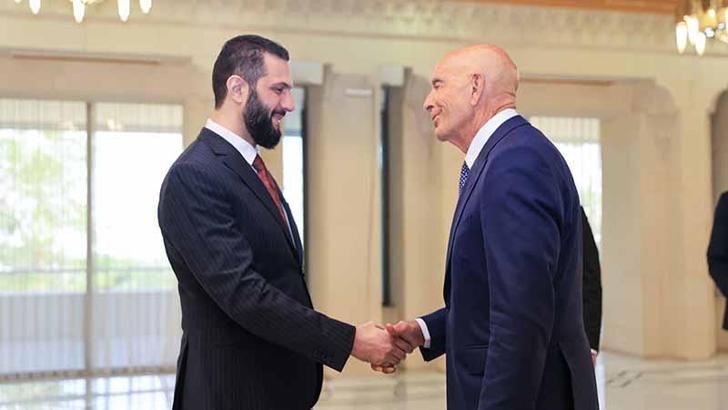 Suriye Cumhurbaşkanı Şara ve ABD'nin Ankara Büyükelçisi Barrack bir araya geldi