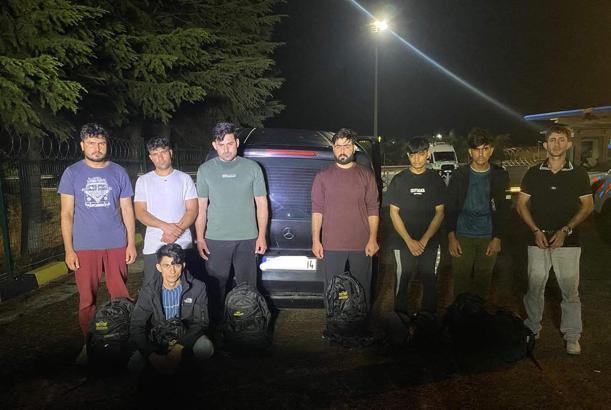 Tekirdağ'da 7 kaçak göçmen yakalandı