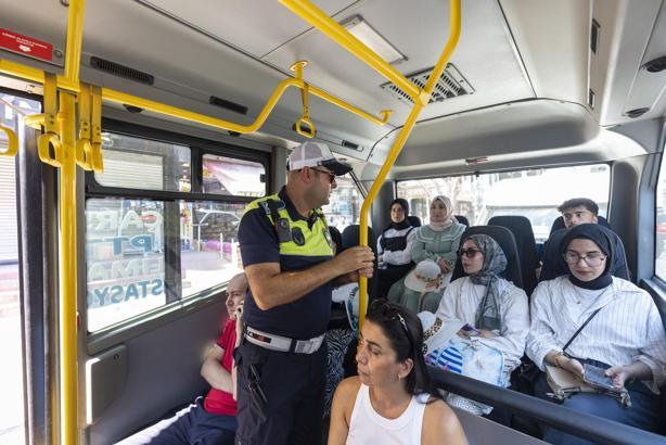 Mersin’de toplu taşıma araçlarına klima denetimi