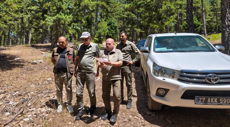 Huzurlu Tabiat Park alanında inceleme