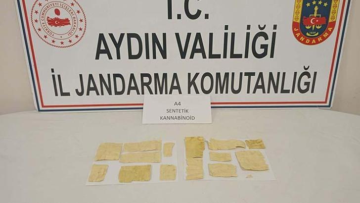 A4 kağıdına emdirilmiş uyuşturucuyla yakalanıp, gözaltına alındı