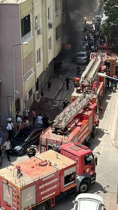 Kızıltepe’de mobilya atölyesinde yangın