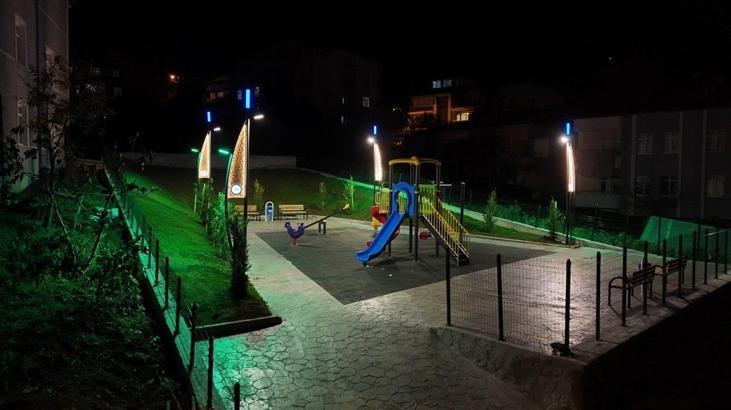 Canik'te 77'nci park hizmete açıldı