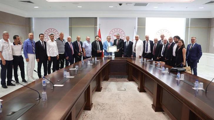 TÜRFAD’dan, Bakan Memişoğlu’na nezaket ziyareti