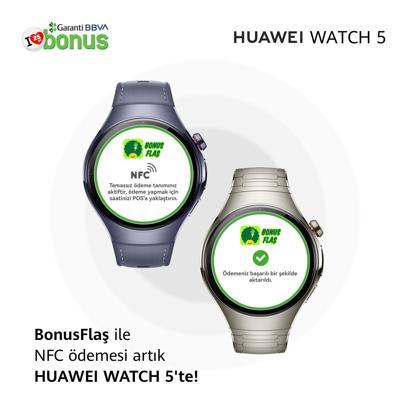 Garanti BBVA ve Huawei, akıllı saatlerde temassız ödeme için iş birliği yaptı