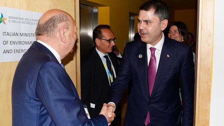 Bakan Kurum, İtalya'da temaslarına devam ediyor