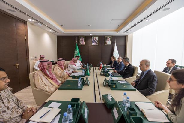 Haluk Görgün, Suudi Arabistan savunma bakan yardımcısı ile görüştü
