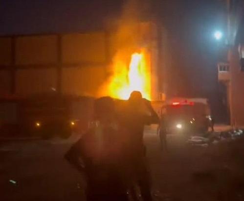 Bursa’da mobilya imalathanesindeki yangın 1 saatte söndürüldü