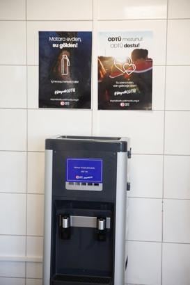 ODTÜ’de öğrencilere ücretsiz su