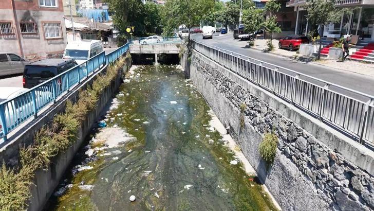 İstanbul - Galata Deresi çöple doldu, mahalleli tepki gösterdi