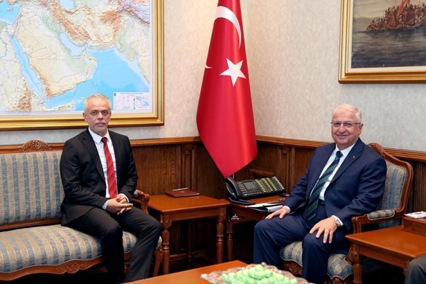 Bakan Güler, KKTC'nin Ankara Büyükelçisi Korukoğlu'nu kabul etti