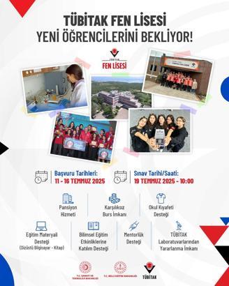 Bakan Kacır: Yüzde 1’lik dilimdeki öğrencilerimizi TÜBİTAK Fen Lisesi’ne bekliyoruz