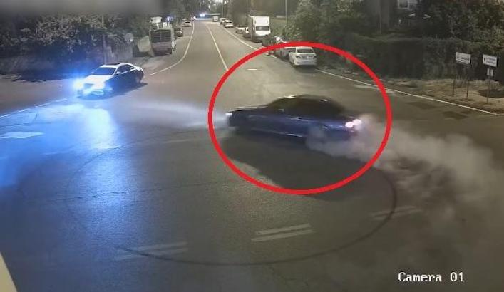 Kayseri’de otomobiliyle drift atan sürücüye 57 bin TL ceza