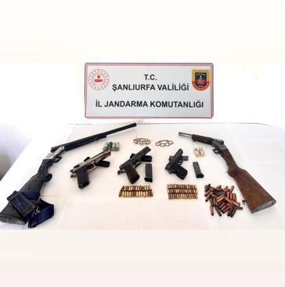 Şanlıurfa'da silah kaçakçılığı operasyonu 10 gözaltı
