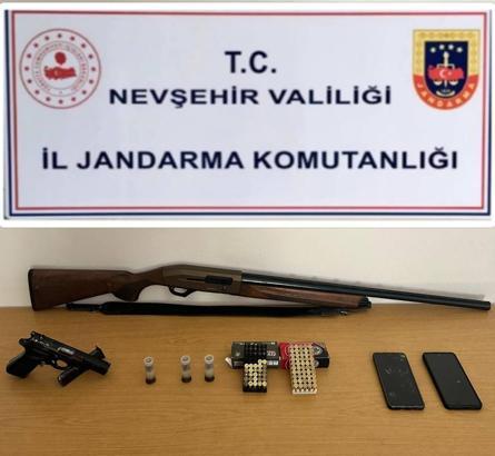 Nevşehir’de ruhsatsız silah operasyonu: 1 gözaltı