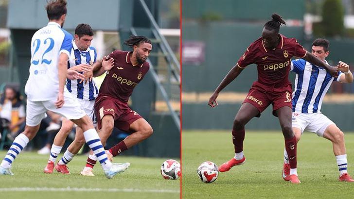 Trabzonspor ilk hazırlık maçında Dinamo Tiflis ile 1-1 berabere kaldı