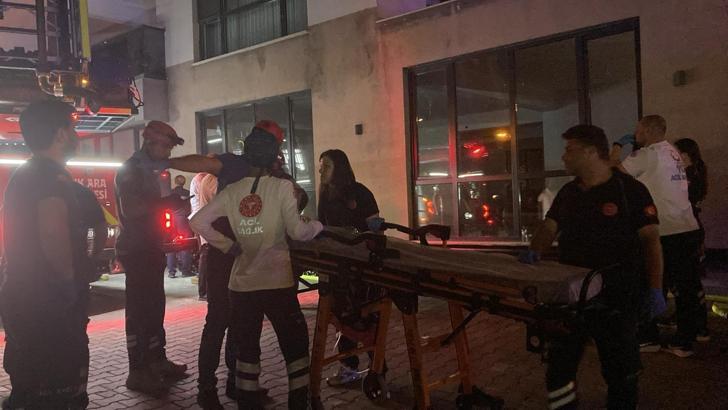 Ankara’da korkutan yangın (1)