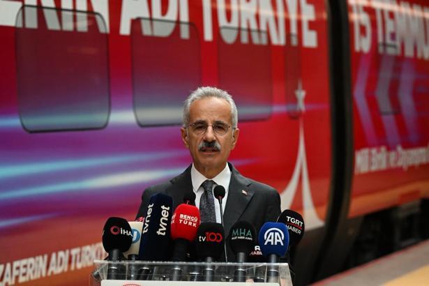 Bakan Uraloğlu: 15 Temmuz Demokrasi ve Birlik Treni, millet iradesini taşıyacak