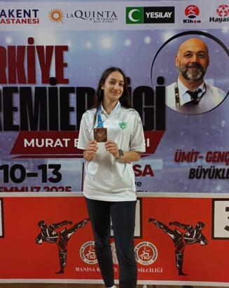 Karate Premier Ligi’nde Diyarbakırlı sporcudan bronz madalya başarısı