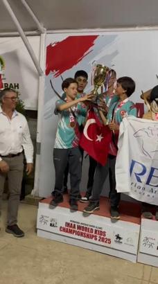 Türkiye, Dünya Çocuklar Atlı Okçuluk Şampiyonası’nda ikinci oldu