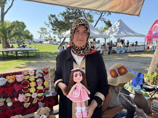 Yeğenine hediye vermek için başladığı Japon el işi sanatı gelir kapısı oldu