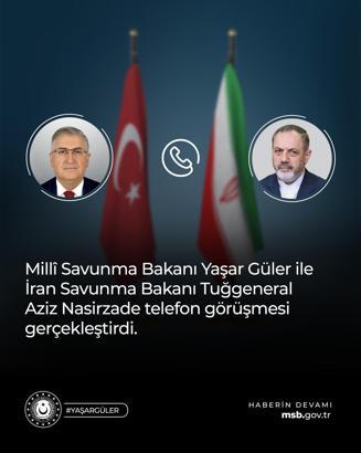 Bakan Güler, İranlı mevkidaşı ile görüştü