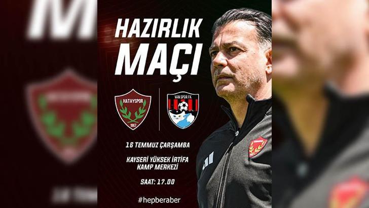 Hatayspor, ilk hazırlık maçında Vanspor ile karşılaşacak