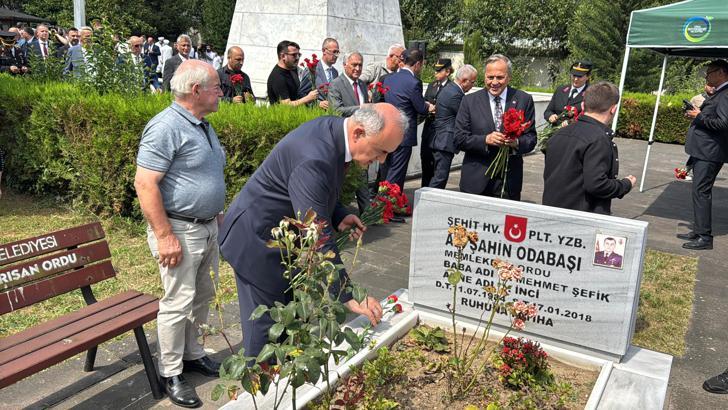 Ordu’da 15 Temmuz’da şehitler dualarla anıldı