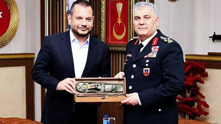Başkan Ertuğrul Doğan’dan Jandarma Genel Komutanı Orgeneral Ali Çardakcı’ya ziyaret